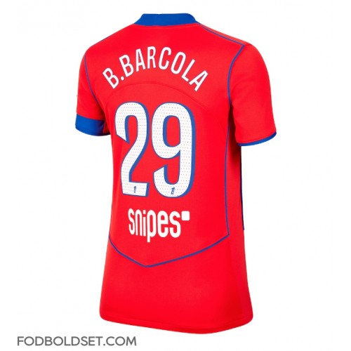 Paris Saint-Germain Bradley Barcola #29 Tredjetrøje Dame 2025-26 Kortærmet